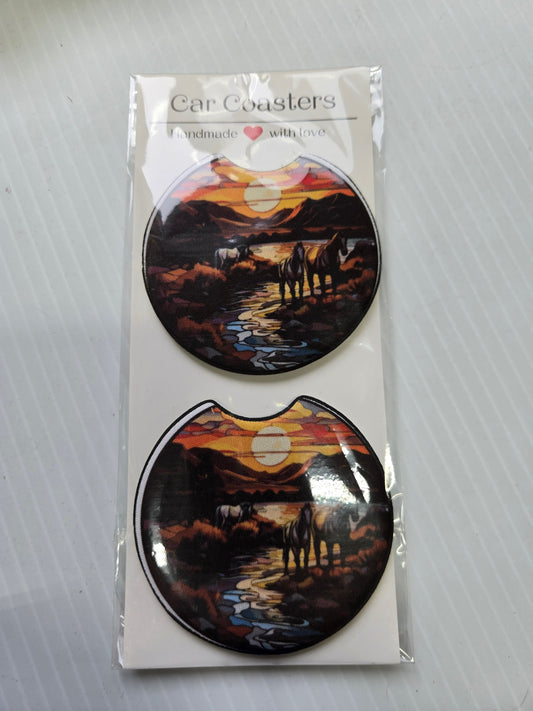 Car Coaster- Sun Set Safari