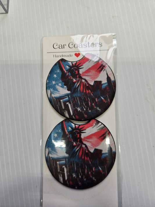Car Coaster- Lady Liberty (Copy)