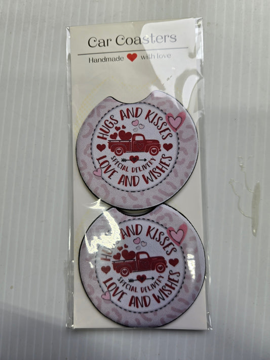 Car Coaster- Hugs and kisses