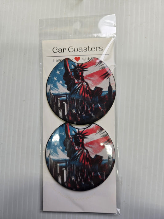 Car Coaster- Lady Liberty