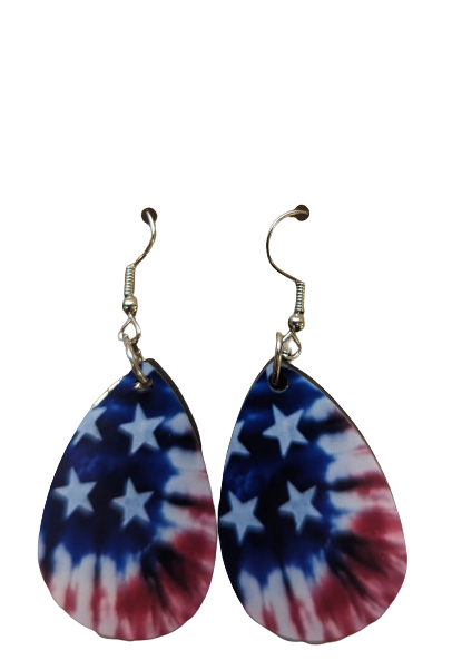 TYE Dye American Earrings