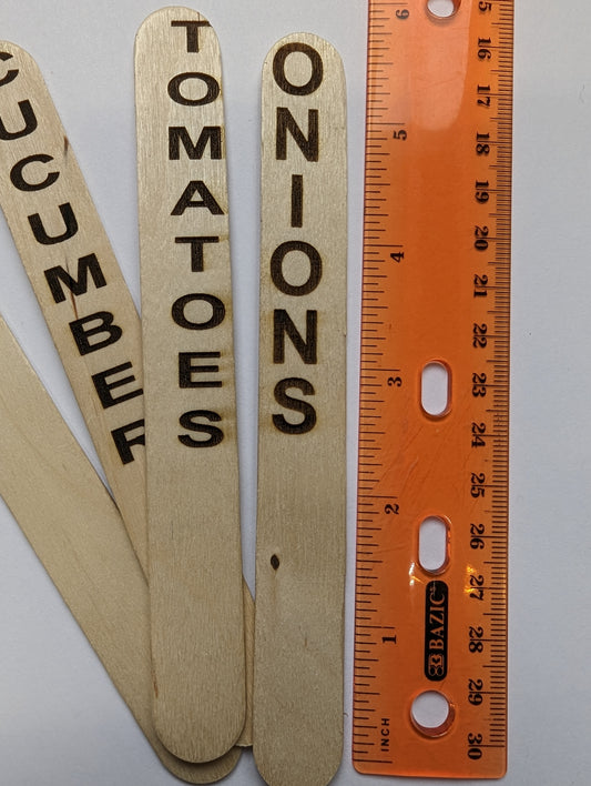 Garden Plant Markers Wood