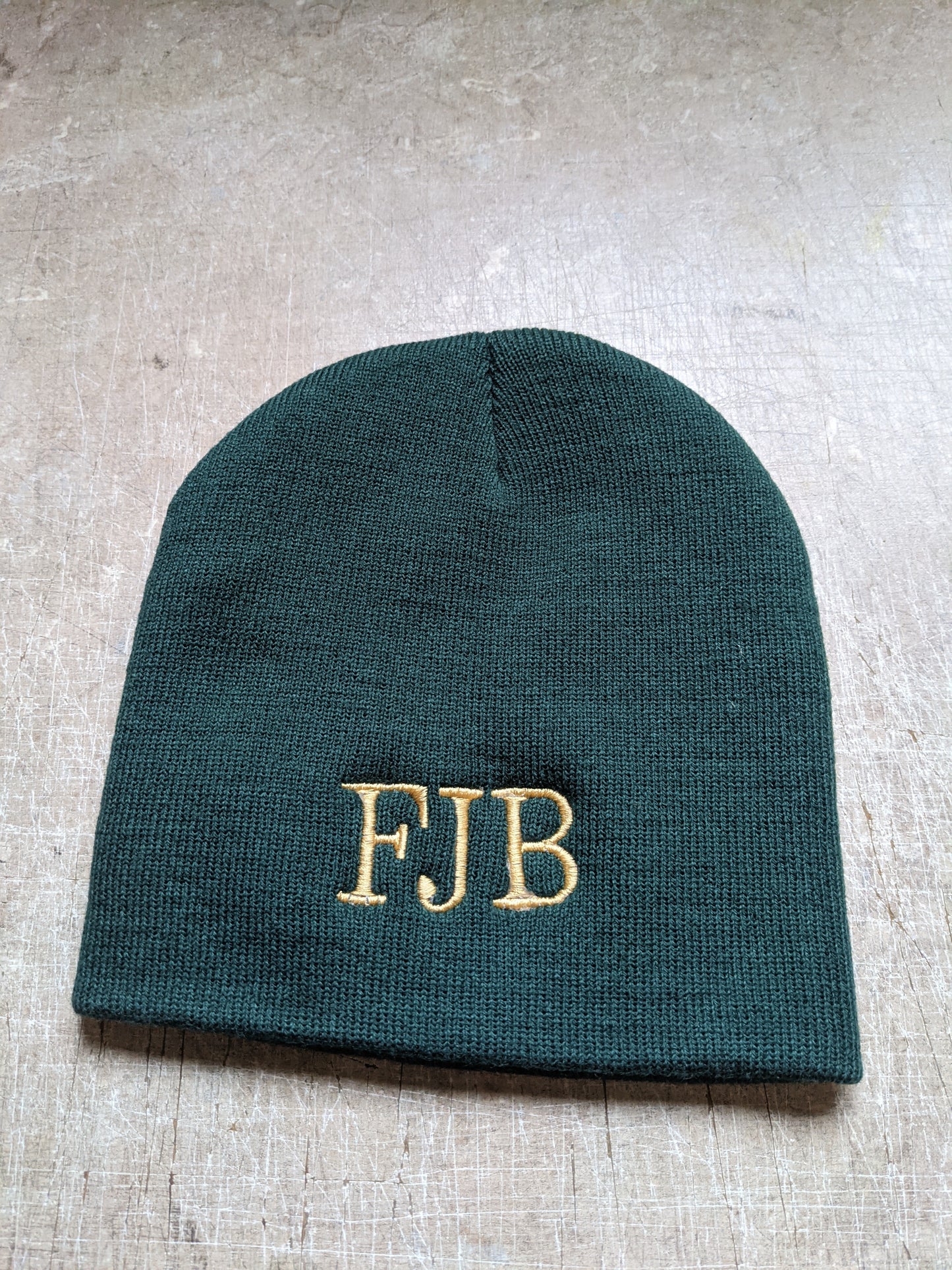 FJB Green Beanie