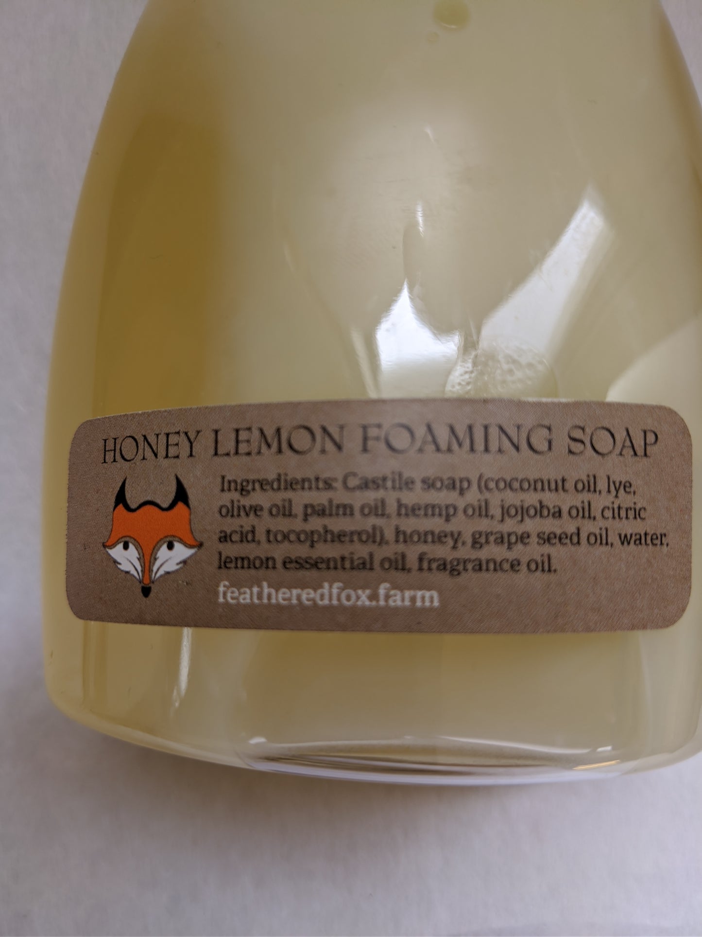 Honey  Lemon Foaming Hand Soap