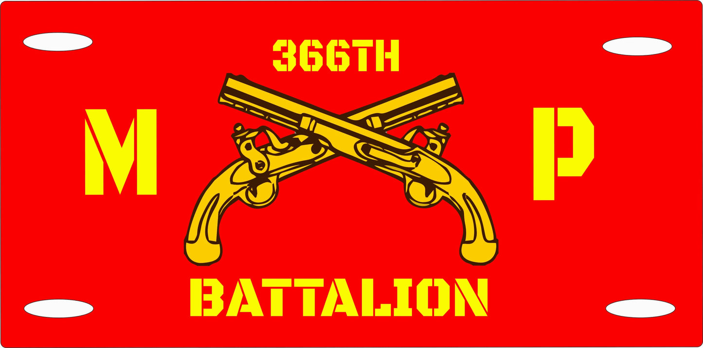 MP Red License plate Add your Unit number for FREE !!