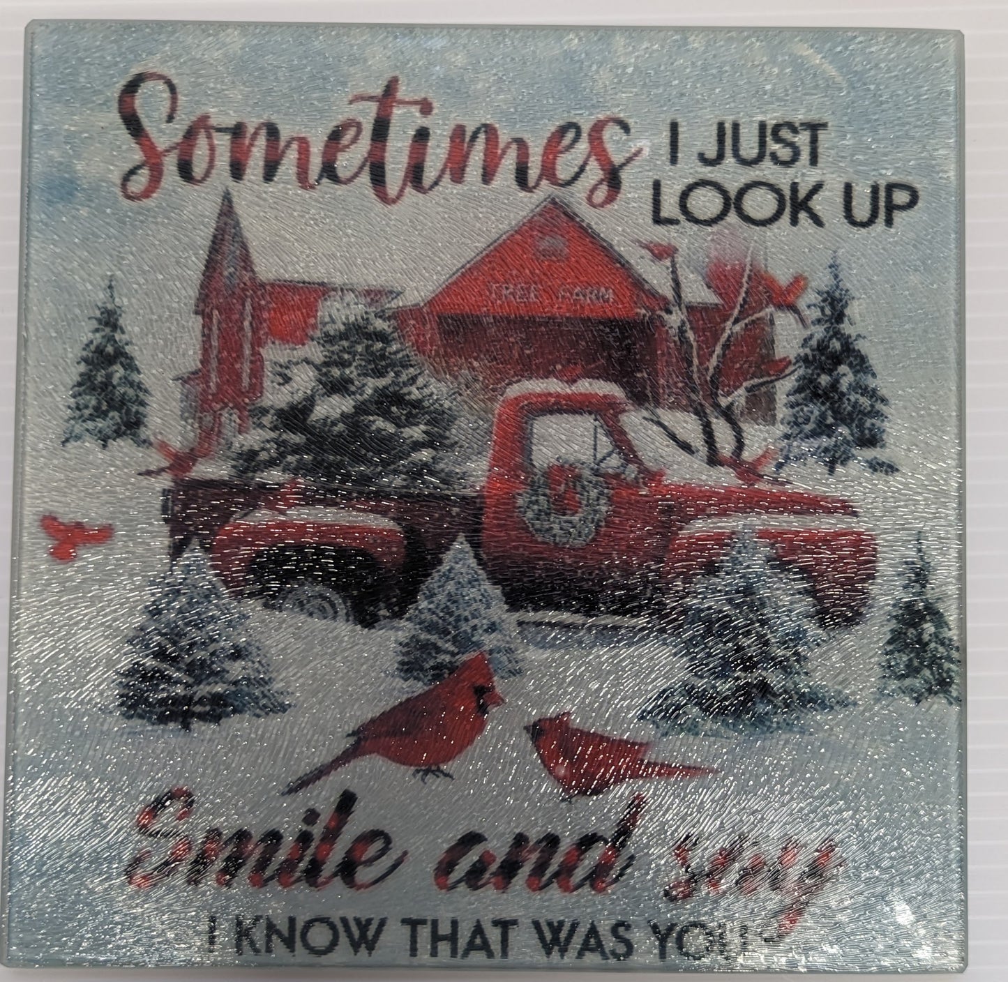 Cutting Board Square Sometime I look I just look up