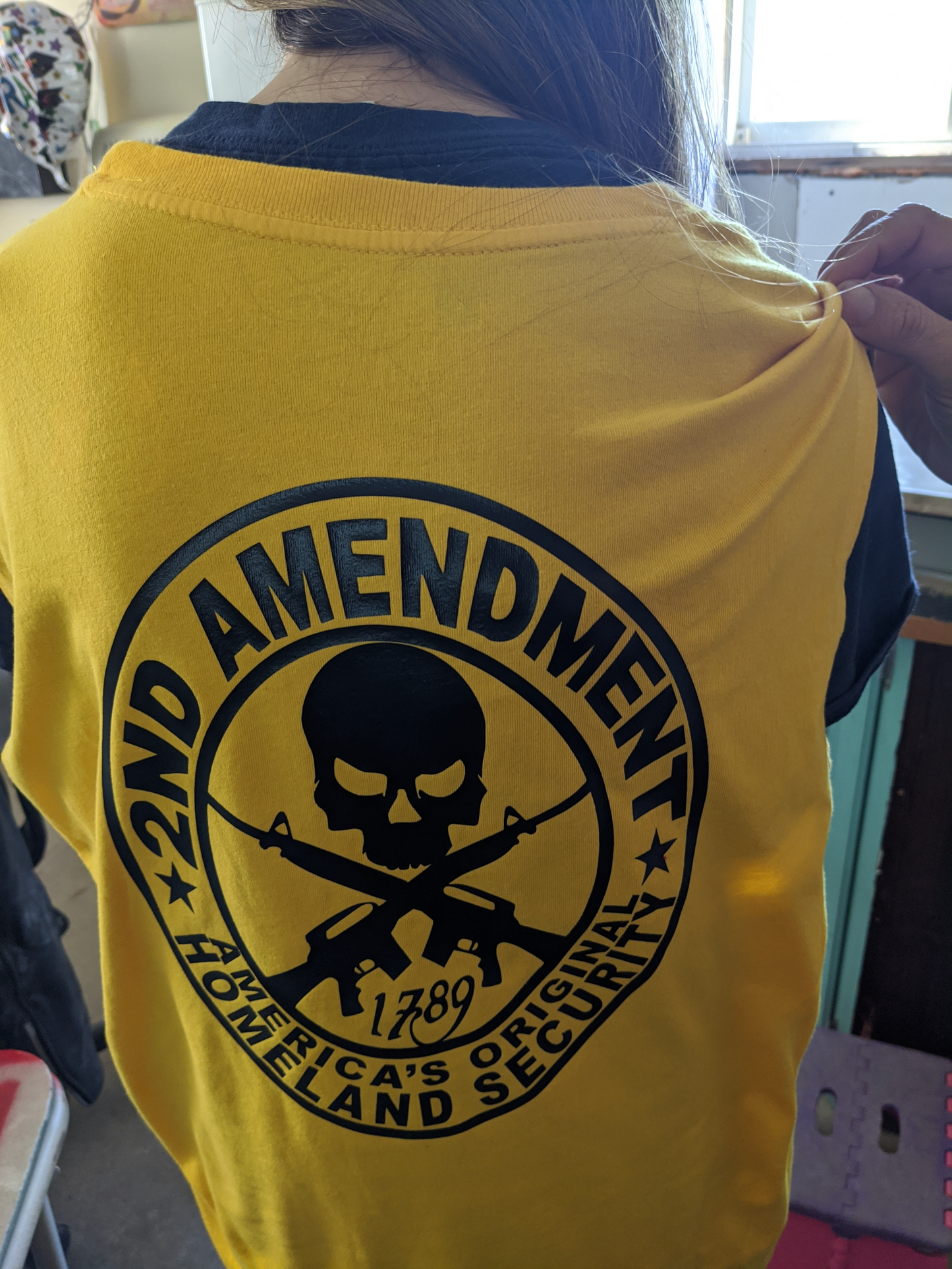 2nd Amendment T shirt Back