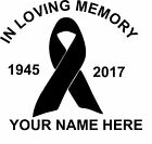 In Loving Memory Car Decal