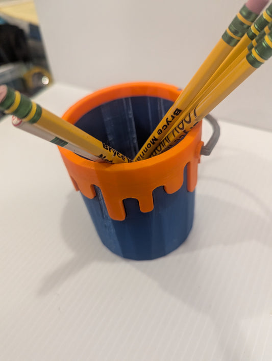 Paint Can Desk Organizer