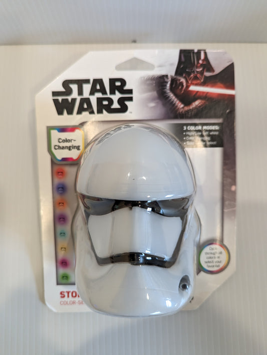 Disney Star Wars Stormtrooper Multi Color Select LED Night Light -New