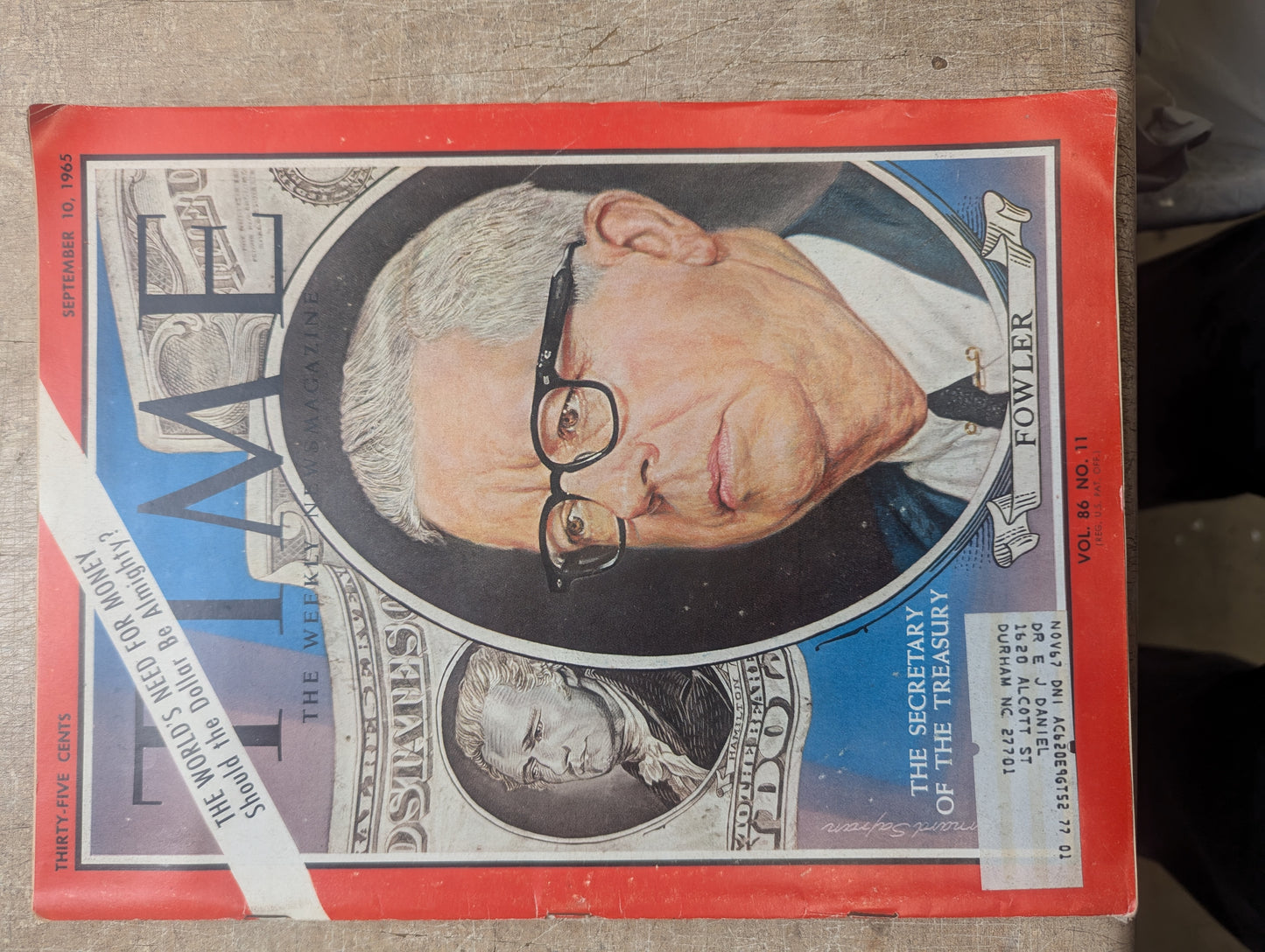 Time Magazine from September 10, 1965 at Wolfgang's