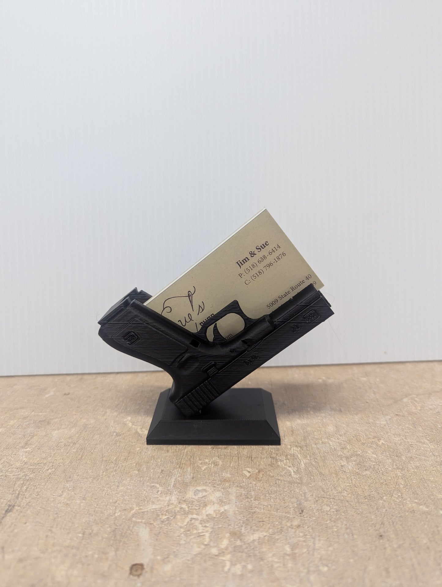 Tactical Glock Business Card Holder - Gun Enthusiast Desk Accessory
