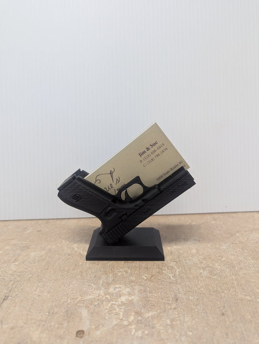 Tactical Glock Business Card Holder - Gun Enthusiast Desk Accessory