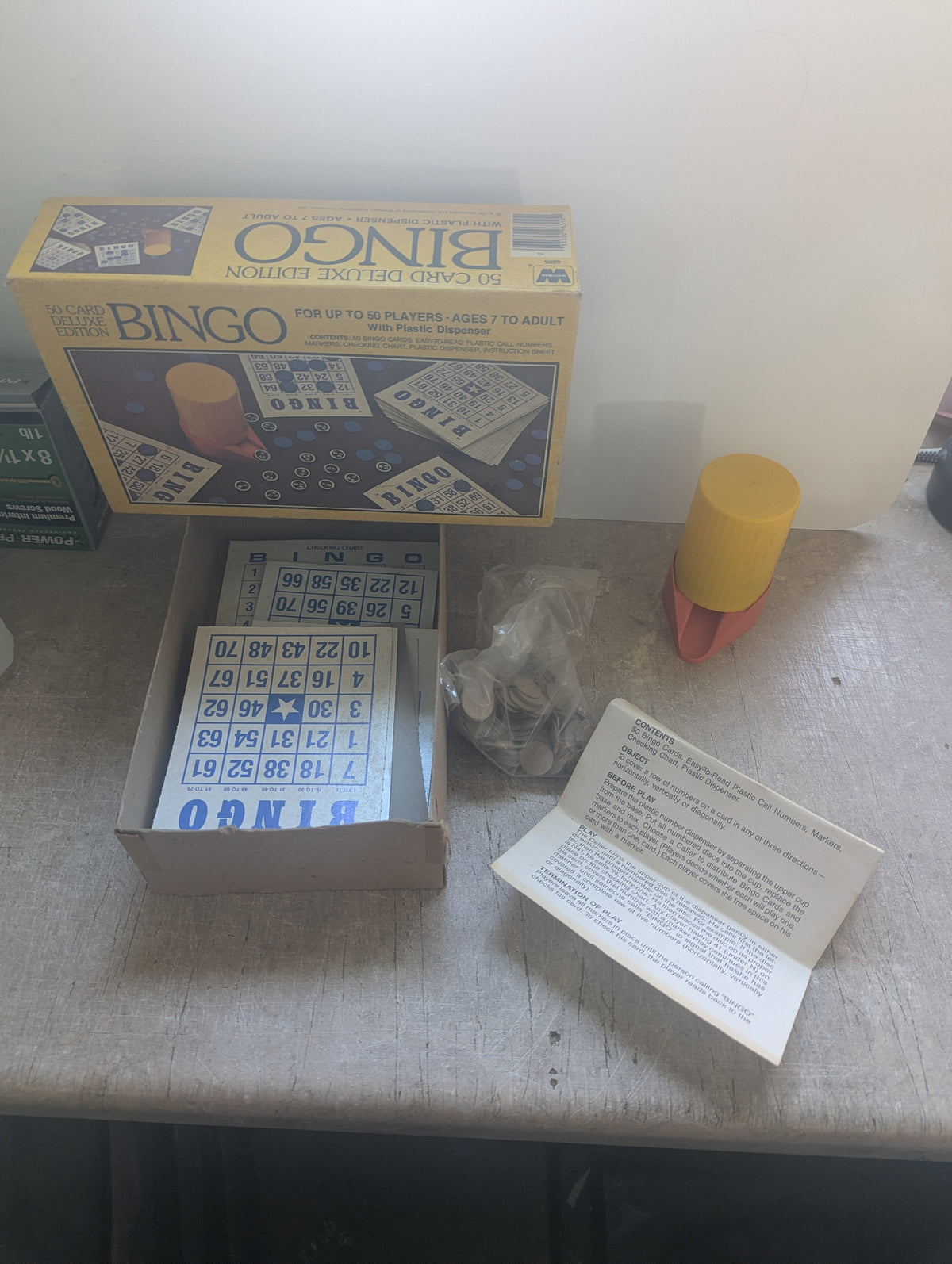 Vintage 1981 Bingo Game Set – 100% Complete in Original Box (Fully Working)