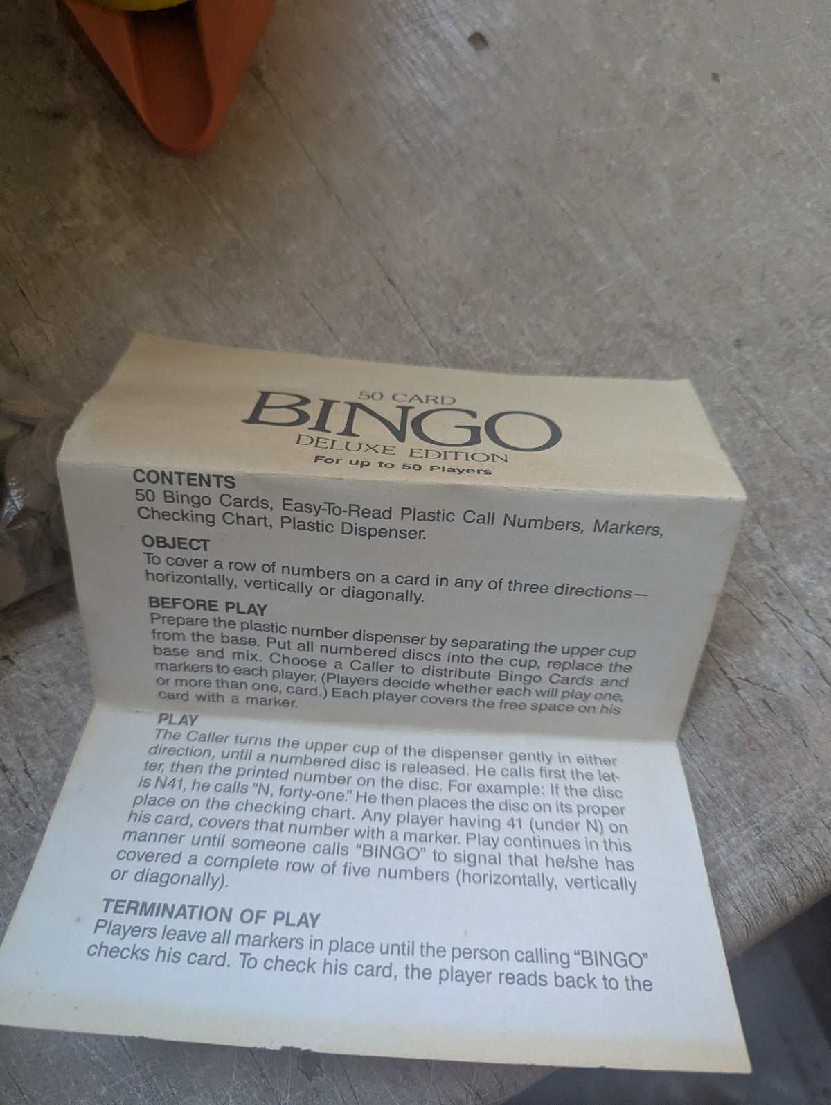 Vintage 1981 Bingo Game Set – 100% Complete in Original Box (Fully Working)