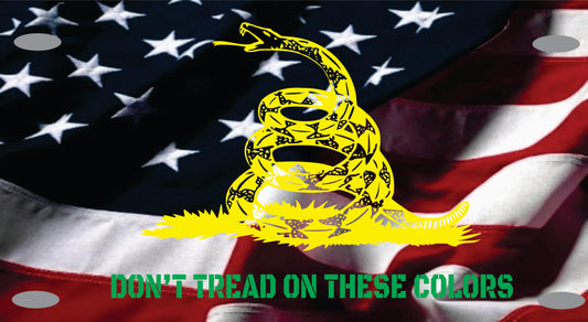 DON'T TREAD ON THESE COLORS AMERICAN FLAG CUSTOM MADE NEW