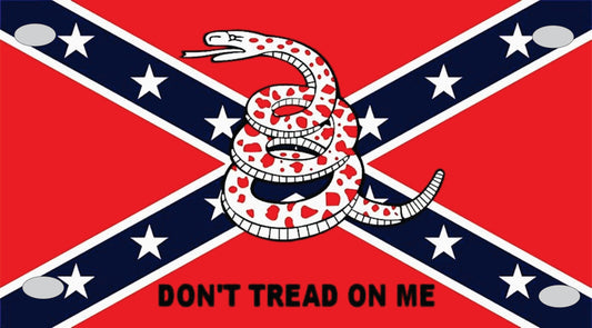 Don't Tread on me Red Custom License Plate