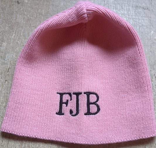 FJB Pink Winter Hat Beanie