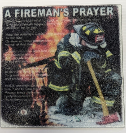 Firemans Prayer Cutting Board