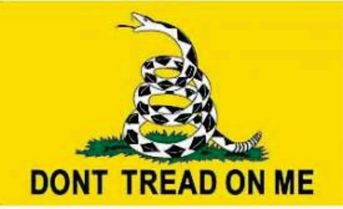 Don't tread on me Custom Made License Plate