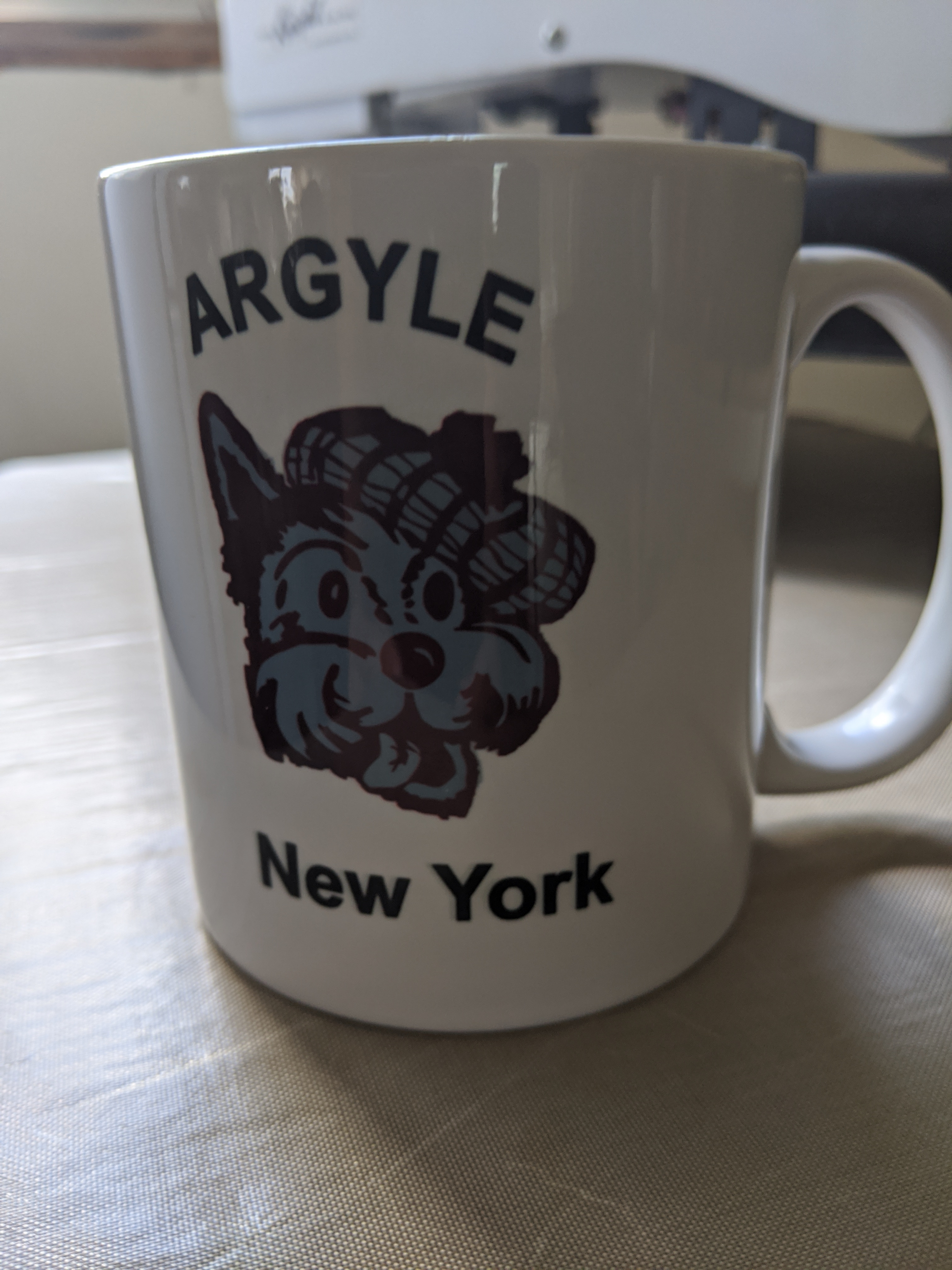 Argyle Coffee mug Front View