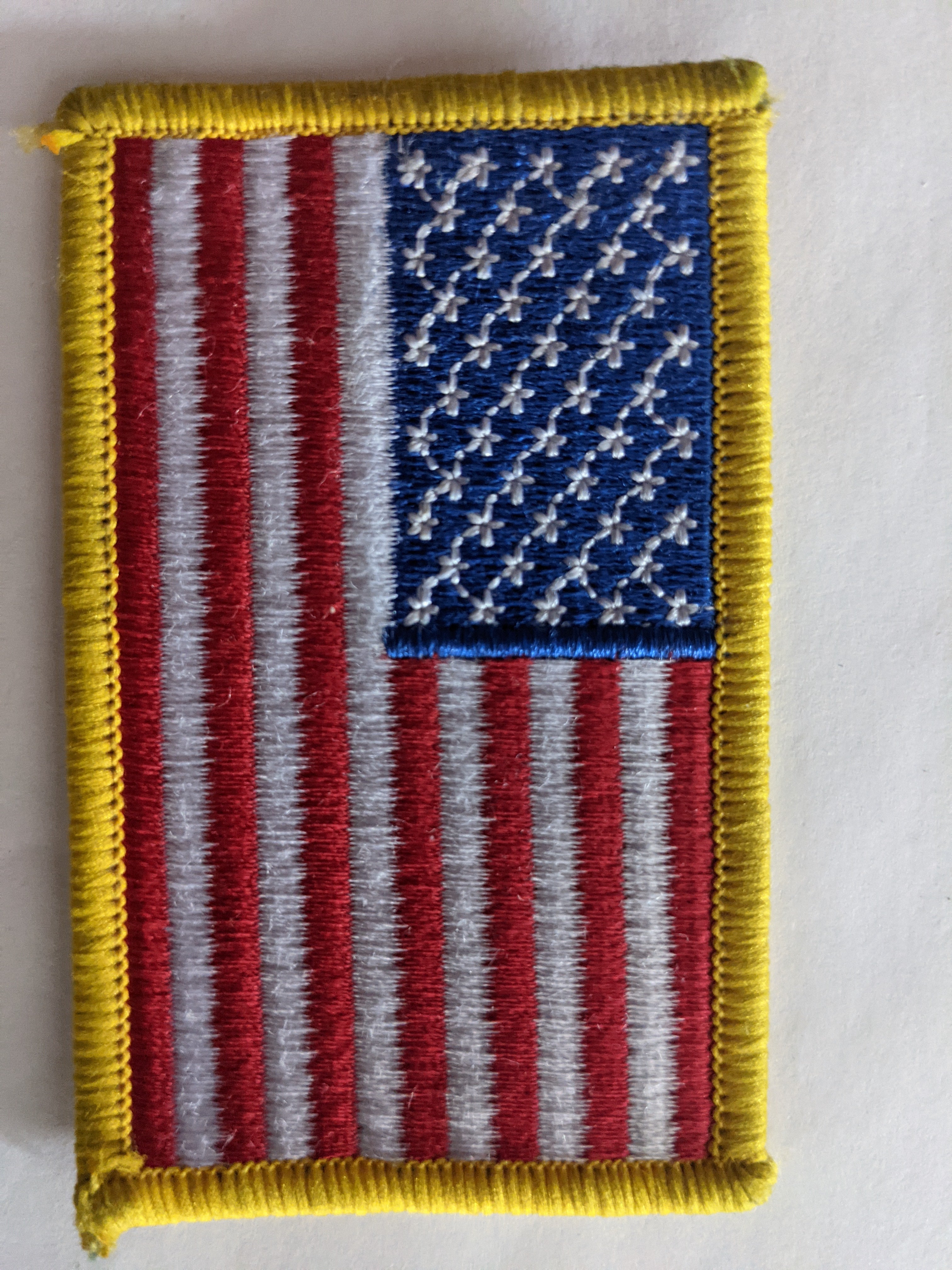 American Flag Shoulder Patch Made in America Embroidered – Sue's Shirt ...