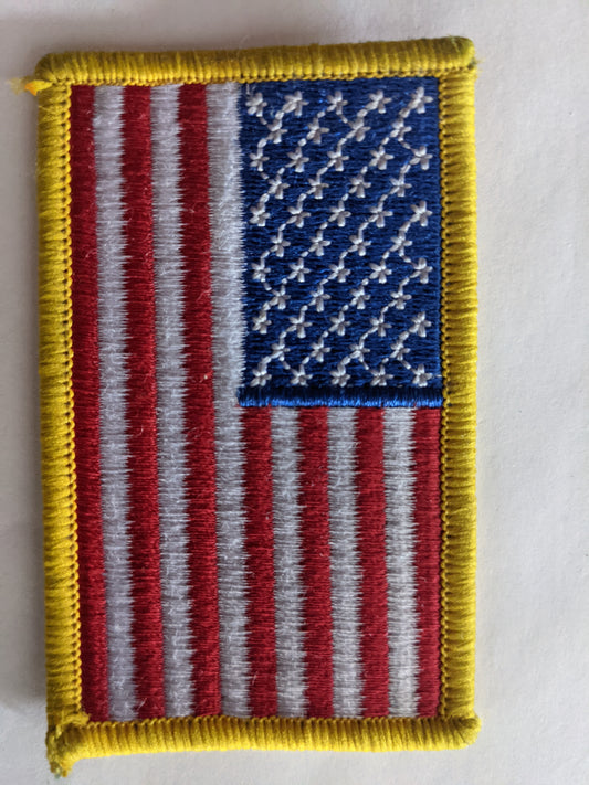 American Flag Shoulder Patch Made in America Embroidered