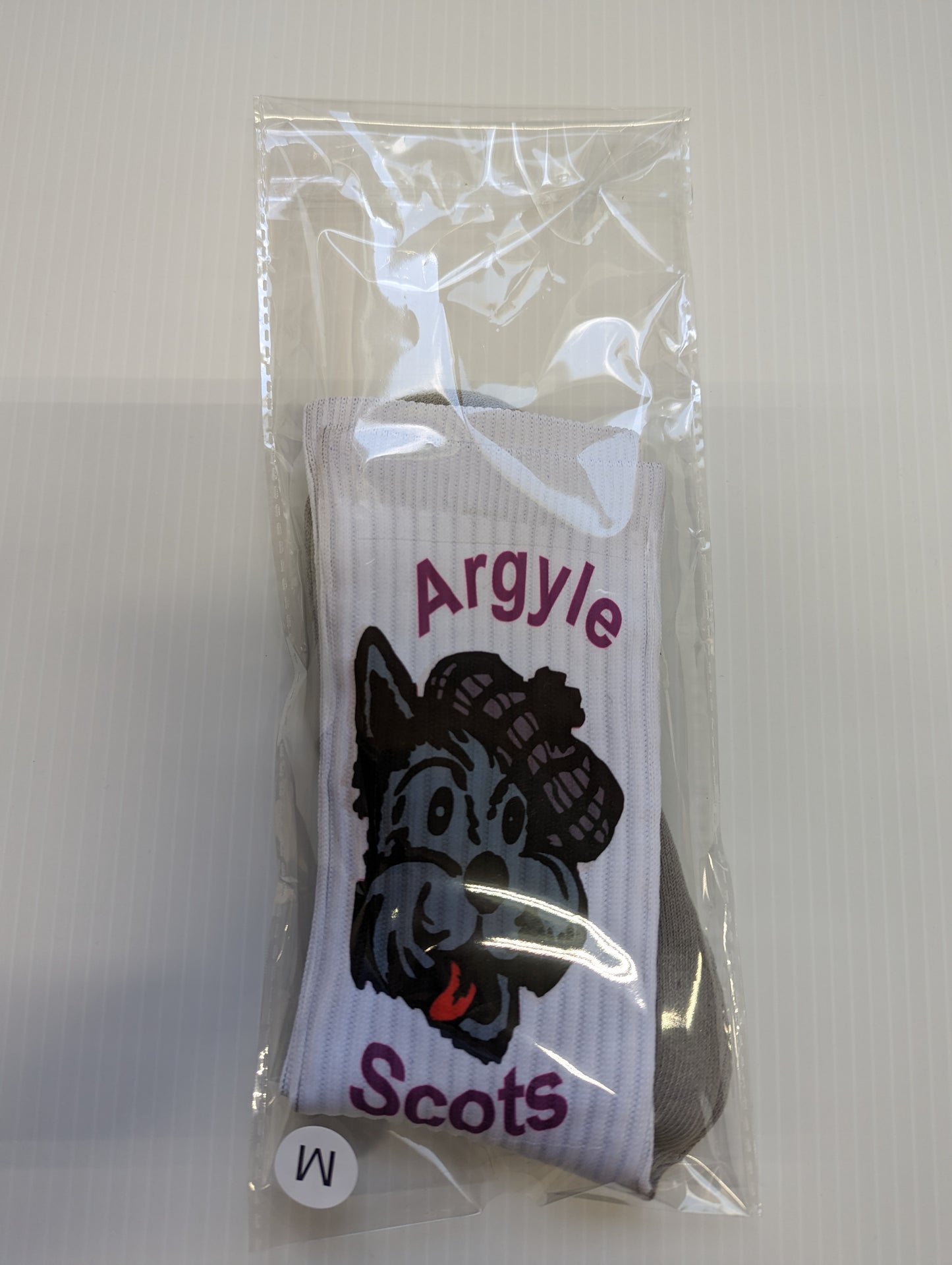 Socks Argyle Scotts Logo